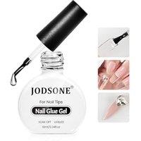 JODSONE 10ML Gel Nail Glue  Super Strong UV Nail Glue, Long Lasting Up to 28 Days, 5in1 MultiFunctional for Press On Nails, Acrylics, Tips, Repair