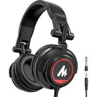 MAONO 50MM Drivers Over Ear Studio Headphones, AU-MH501 Stereo Monitor Closed Back Headphones, Lightweight Foldable Design for Smartphone, Computer, P