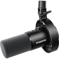 MAONO PD300X Podcast Microphone- XLR/USB Mic with Noise Canceling, 192kHz/24Bit Hi-Fi Audio, Mute Button, Link Software. For Podcasting, Streaming, St