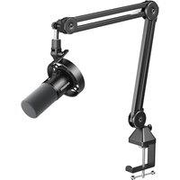 MAONO Podcast Dynamic Microphone Set with Boom Arm Stand, Studio XLR/USB Microphone for Recording Vocal Streaming, Metal Mic with Mute Tap, Headphone