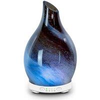 Essential Oil Diffuser 120ML Art-Glass Aromatherapy Oil Diffuser-Aroma Humidifier Glass Diffuser,7 Color Changing Light Waterless Auto-Off Ultra-Quiet