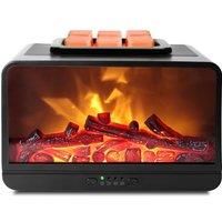Wax Melt Warmer  3D Dynamic Flame Fireplace Wax Warmer Electric Wax Burner, Wax Melter for Scented Wax with 4 Timer Auto Shut Off PTC Heating Oil Bur