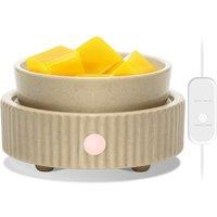 Wax Melt Warmer with 4 Timer Ceramic 3in1 Melt Warmer for Scented, Electric Candle Wax Melter burnerfor Home Office Bedroom Fragrance, Home Dcor