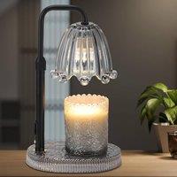 Candle Warmer Lamp with Timer - Electric Wax Melt Warmer with Adjustable Height and Dimmer for Scented Candle Wax, Home Fragrance Dcor and House War
