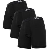 JustWears Active Mens Boxer Briefs, 3 Pack | Breathable AntiChafe Underwear with PouchTech Support | MoistureWicking MicroModal Air Cool Fabric |