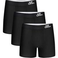 JustWears Everyday Mens Boxer Briefs, 3 Pack | Breathable AntiChafe Underwear with MoistureWicking MicroModal Air Cool Fabric | Ergonomic Support |