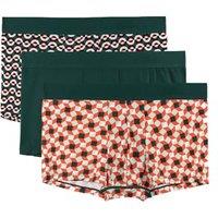 JustWears Active Mens Trunks, 3 Pack | Breathable AntiChafe Underwear with PouchTech Support | MoistureWicking MicroModal Air Cool Fabric | Seaml