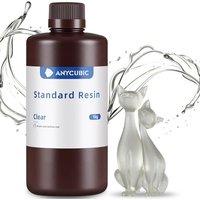 ANYCUBIC Standard 3D Printer Resin, LCD UV 405nm Rapid Photopolymer 3D Resin for 6K/8K/12K/14K LCD 3D Printers(1000g, Clear) DClear 1000g 1000g