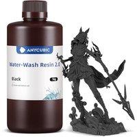 ANYCUBIC Water Washable 3D Printer Resin 2.0 with Easy PostProcessing, High Precision and High Resilience, Low Odor and AntiYellowing 3D Resin for L
