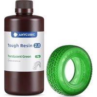 ANYCUBIC Tough Resin 2.0, 3D Printer Resin with Improved Toughness, Strong Elongation and High Flexibility, 3D Resin for 4k/6k/8k LCD/DLP/SLA Resin 3D