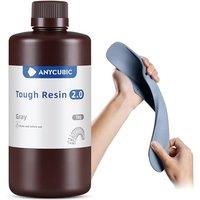 ANYCUBIC Tough Resin 2.0, 3D Printer Resin with Improved Toughness, Strong Elongation and High Flexibility, 3D Resin for 4k/6k/8k LCD/DLP/SLA Resin 3D