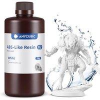 ANYCUBIC Water Washable ABSLike 3D Printer Resin, High Toughness and Durability, High Precision and Easy to PostProcess, Low Odor, Wide Compatibilit