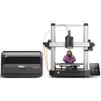 ANYCUBIC Kobra 3 Combo 3D Printer Smart Multicolor Printing(4 to 8 Colors), 600 mm/s High Speed FDM 3D Printer, LeviQ 3.0 AutoLeveling, Filament Back