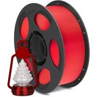 ANYCUBIC Silk PLA Filament 1.75mm, 3D Printer Filament, Dimensional Accuracy +/ 0.02mm, 1KG Spool, Dimensional Accuracy +/ 0.03 mm,Christmas Red