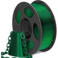 ANYCUBIC Silk PLA Filament 1.75mm, 3D Printer Filament, Dimensional Accuracy +/ 0.02mm, 1KG Spool, Dimensional Accuracy +/ 0.03 mm,Christmas Green