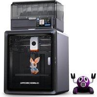 ANYCUBIC Kobra S1 Combo 3D Printer, Drying and Printing in One, Stunning 48 Color, 600mm/s UltraFast Multicolor Printing, Suitable for All Major Fil