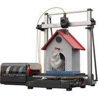 Anycubic Kobra 3 MAX Combo 3D Printer,Print Size 420 * 420 * 500mm,600mm/s UltraFast Multicolor Printing, Drying and Printing in one, Suitable for Al