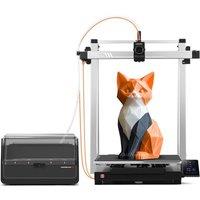 ANYCUBIC Kobra 3 Max Combo 3D Printer,420 * 420 * 500mm MegaScale Build Volume, Stunning 4 or 8color Printing,Drying & Printing at the Same Time, AI