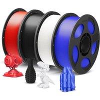 ANYCUBIC PLA+ 3D Printer Filament 1.75mm, High Toughness 3D Printing Filament, Dimensional Accuracy +/ 0.02mm, Print with Most FDM 3D Printers, 4 Pac