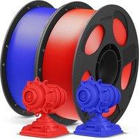 ANYCUBIC PLA+ 3D Printer Filament 1.75mm, High Toughness 3D Printing Filament, Accuracy +/ 0.02mm, Print with FDM 3D Printers, 2 Pack 1KG Reusable Sp
