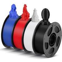 ANYCUBIC High Speed 3D Printer Filament 1.75mm, Up to 10X Faster with 3D Printer, Rapid PLA Filament with High Prints Quality, Accuracy +/ 0.02mm,4 P