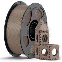 ANYCUBIC PLA Filament 1.75mm, 3D Printer Filament, Intelligent Identification, Dimensional Accuracy +/ 0.02mm, 1KG Reusable Spool Brown 1kg 1kg pla (