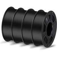 ANYCUBIC PETG Filament 1.75mm, 3D Printer Filament, Dimensional Accuracy +/ 0.02mm, Exceptional Toughness, Print with Most FDM 3D Printers,Black 4kg