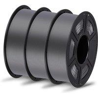 ANYCUBIC PETG Filament 1.75mm, 3D Printer Filament, Dimensional Accuracy +/ 0.02mm, Exceptional Toughness, Print with Most FDM 3D Printers,Grey 3kg P