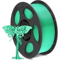 ANYCUBIC Silk PLA Filament 1.75mm, 3D Printer Filament, Dimensional Accuracy +/ 0.02mm, 1KG Spool, Dimensional Accuracy +/ 0.03 mm,Green