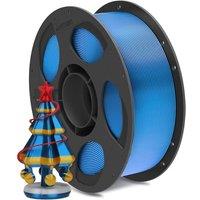 ANYCUBIC Silk PLA Filament 1.75mm, 3D Printer Filament, Dimensional Accuracy +/ 0.02mm, 1KG Spool, Dimensional Accuracy +/ 0.03 mm,Blue