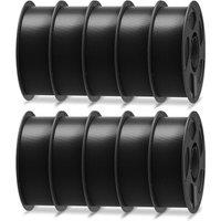 ANYCUBIC PLA+ 3D Printer Filament 1.75mm, High Toughness 3D Printing Filament, Dimensional Accuracy +/ 0.02mm, Print with Most FDM 3D Printers, 10PCS