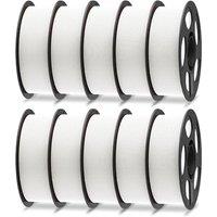 ANYCUBIC PLA+ 3D Printer Filament 1.75mm, High Toughness 3D Printing Filament, Dimensional Accuracy +/ 0.02mm, Print with Most FDM 3D Printers, 10PCS