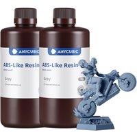 ANYCUBIC Water Washable ABSLike 3D Printer Resin, High Toughness and Durability, High Precision and Easy to PostProcess, Low Odor, Wide Compatibilit