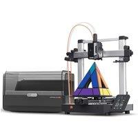ANYCUBIC Kobra 3 V2 Combo 3D Printer, Multicolor Printing 4 Base Colors, Up to 8 Colors, 600 mm/s High Speed FDM 3D Printer, Upgraded Autoleveling, 2