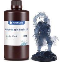 ANYCUBIC Water Washable 2.0 3D Printer Resin, 405nm High Precision and AntiYellowing, High Resilience, Easy Postprocessing 3D Resin for LCD/DLP Prin
