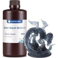 ANYCUBIC Water Washable 3D Printer Resin 2.0 with Easy PostProcessing, High Precision and High Resilience, Low Odor and AntiYellowing 3D Resin for L