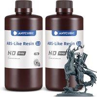 ANYCUBIC ABS Like Resin 3.0, 405nm UV Fastcuring Photopolymer Resin with Excellent Strength and Resilience, High Precision, Low Odor 3D Printer Resin