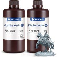 ANYCUBIC ABSLike Resin 3.0, Upgraded 14K 3D Printer Resin with Enhanced Strength and Toughness, High Precision, Low Odor, Wide Compatibility for All