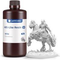ANYCUBIC ABSLike Resin 3.0, Upgraded 14K 3D Printer Resin with Enhanced Strength and Toughness, High Precision, Low Odor, Wide Compatibility for All