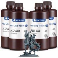 ANYCUBIC ABS Like Resin 3.0, 405nm UV Fastcuring Photopolymer Resin with Excellent Strength and Resilience, High Precision, Low Odor 3D Printer Resin