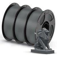 ANYCUBIC PETG Filament 1.75mm, 3D Printer Filament, Dimensional Accuracy +/ 0.02mm, Exceptional Toughness, Print with Most FDM 3D Printers, 3 Pack 1K