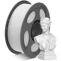 ANYCUBIC Marble PLA 3D Printer Filament, 3D Printing Rock PLA Filament 1.75mm Dimensional Accuracy +/ 0.03mm, 1KG Reusable Spool, Marble White Marble