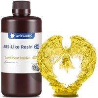 ANYCUBIC ABS-Like Resin 2.0, Fast Curing 3D Printer Resin with High Toughness and Resilience, High Precision and Hardness, Low Odor, Compatible with A