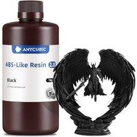 ANYCUBIC ABS-Like Resin 2.0, Fast Curing 3D Printer Resin with High Toughness and Resilience, High Precision and Hardness, Low Odor, Compatible with A