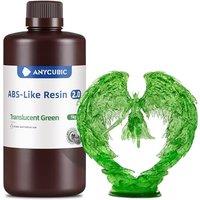 ANYCUBIC ABS-Like Resin 2.0, Fast Curing 3D Printer Resin with High Toughness and Resilience, High Precision and Hardness, Low Odor, Compatible with A