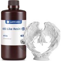ANYCUBIC ABS-Like Resin 2.0, Fast Curing 3D Printer Resin with High Toughness and Resilience, High Precision and Hardness, Low Odor, Compatible with A