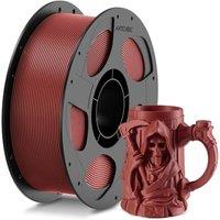 ANYCUBIC PETG-CF Carbon Fiber 3D Printer Filament 1.75mm, Durable Impact & Heat Resistant, Satin Carbon Fiber Texture, 1KG Reusable Spool, Syrup Brown