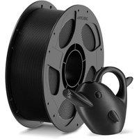 ANYCUBIC PETG-CF Carbon Fiber 3D Printer Filament 1.75mm, Durable Impact & Heat Resistant, Satin Carbon Fiber Texture, 1KG Reusable Spool, Black