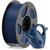 ANYCUBIC PETG-CF Carbon Fiber 3D Printer Filament 1.75mm, Durable Impact & Heat Resistant, Satin Carbon Fiber Texture, 1KG Reusable Spool, Indigo Blue