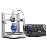 Anycubic Kobra 4 Combo FDM 3D Printer, 65 Active Drying with ACE 2 Pro, 4-8 Multicolor Expandable, Enclosed Design, 600mm/s High Speed with 260x260